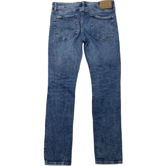 American Eagle 31 X 30 Jeans Super Skinny Next Level Flex Ne(x)t Distressed Hole - Picture 2 of 6